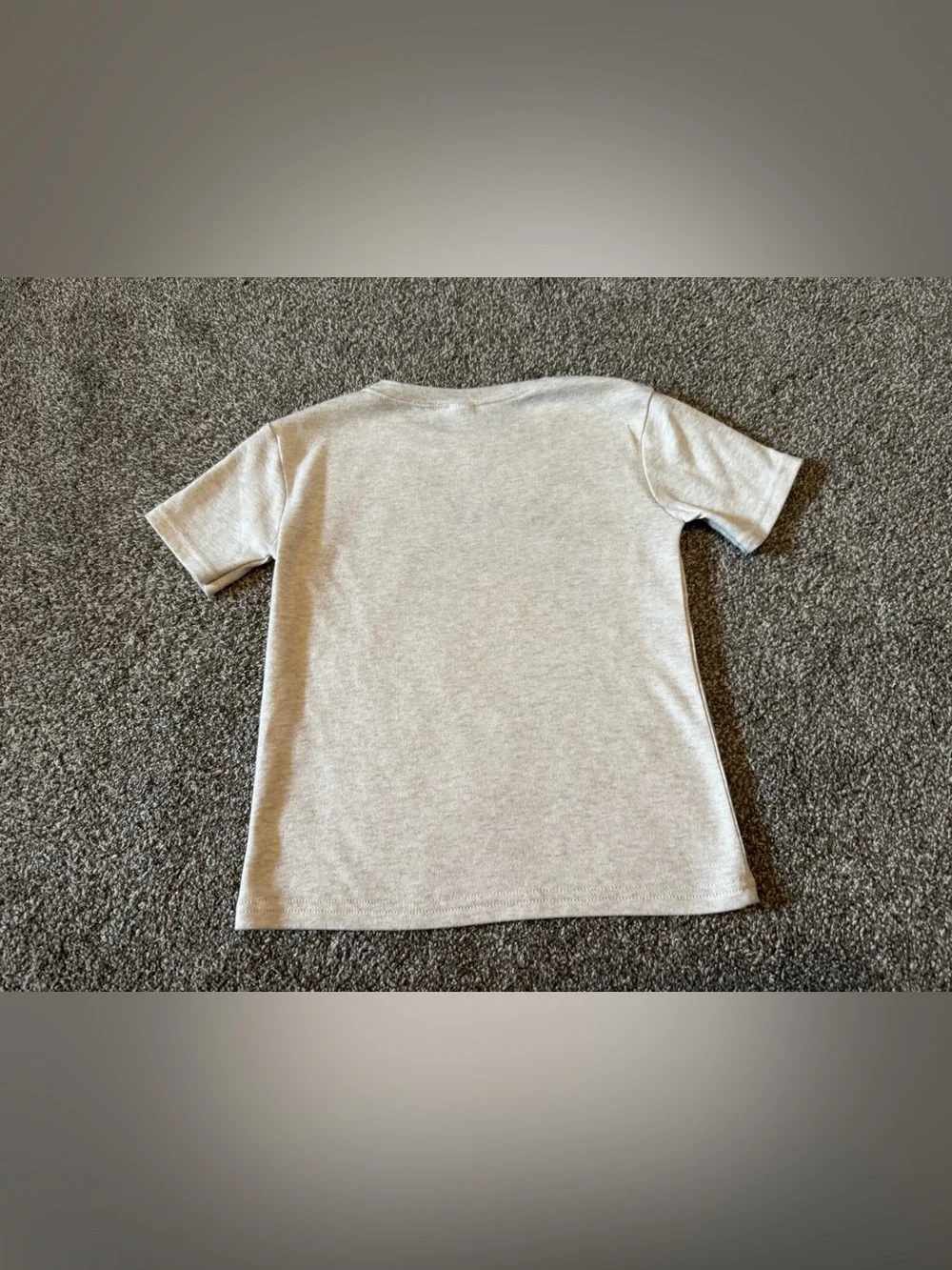 The Hungry Caterpillar “But he was still hungry” Light beige Heathered shirt 4T